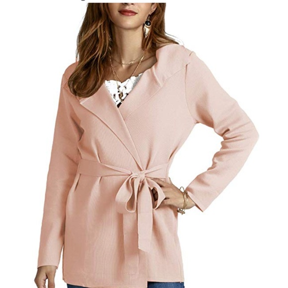 S. the Widow Sweaters Gloria Blush Pink Wrap Cardigan Poshmark
